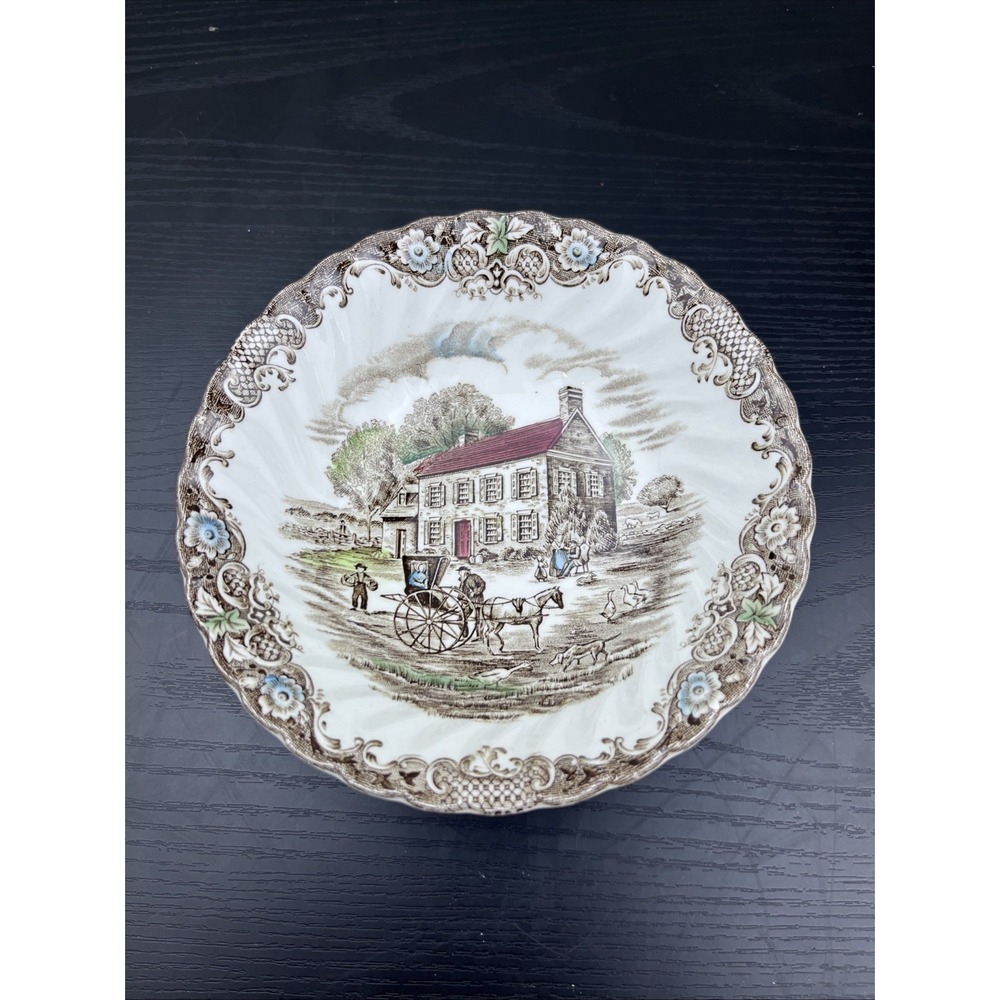 Johnson Brothers Heritage Hall French Provincial Cereal Bowl 6"